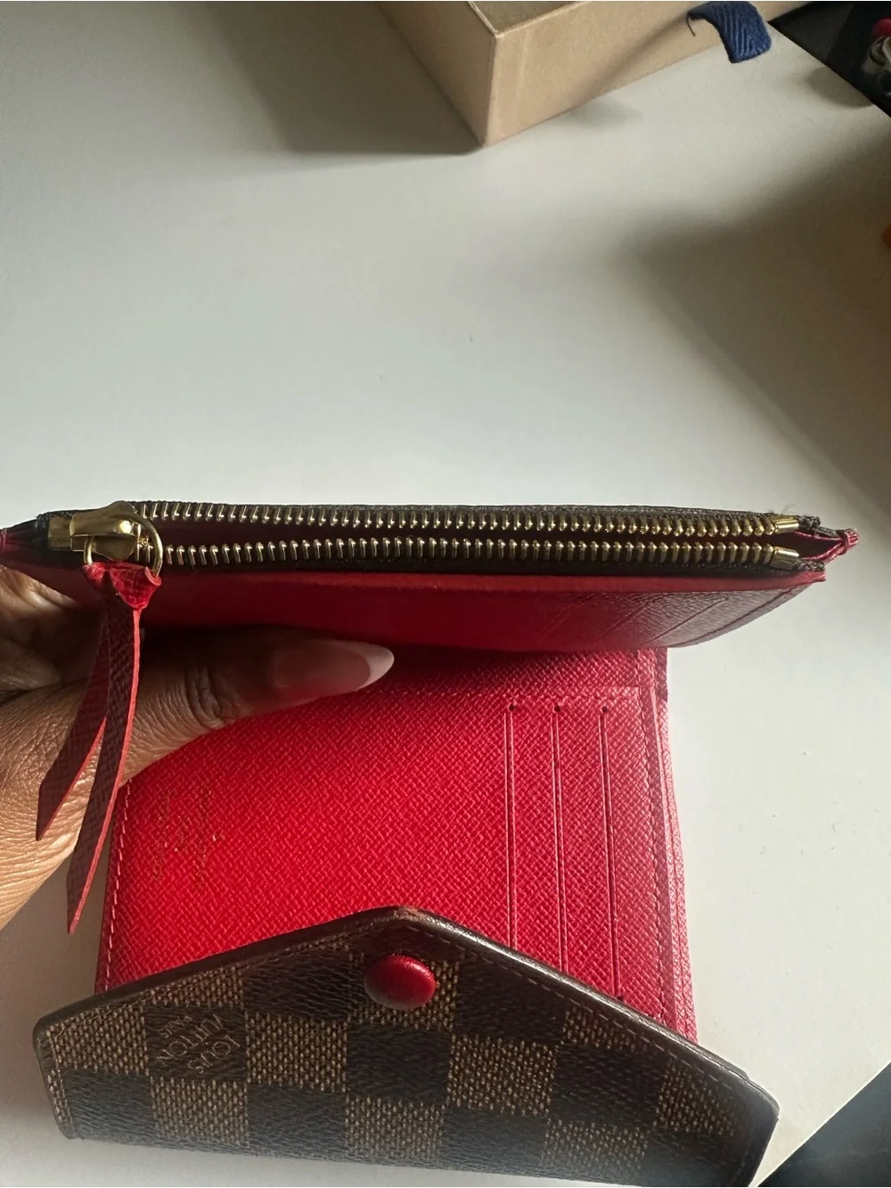 Louis Vuitton Damier Ebene Victorine Wallet